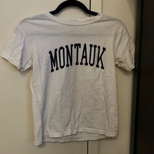 Montauk t shirt cropped